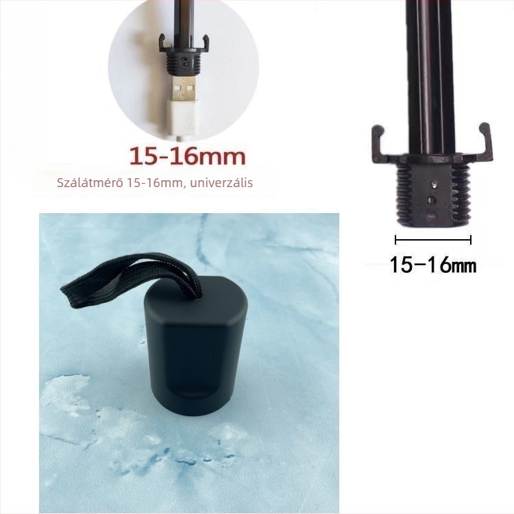 Összecsukható esernyő nyél – dekoratív alkatrész, kiegészítő a nyélhez, márka Friendly, stílus modern egyszerű, felnőtteknek