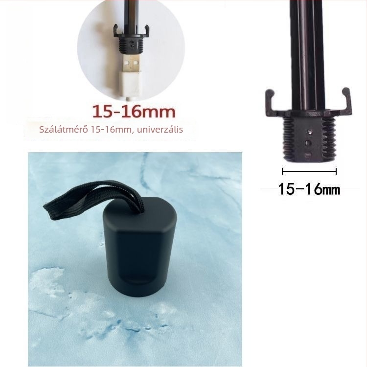 Összecsukható esernyő nyél – dekoratív alkatrész, kiegészítő a nyélhez, márka Friendly, stílus modern egyszerű, felnőtteknek