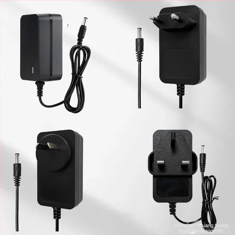 Li-ion akkumulátor töltő, 8.4V, bemenet AC 100-240V, kimenet DC 8.4V 1A