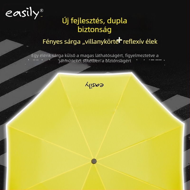 Gyerekeknek szóló hosszú nyelű fordított esernyő cartoon dizájnnal, 8 borda, 210T poliészter anyag, acélcső és műanyag fogantyú