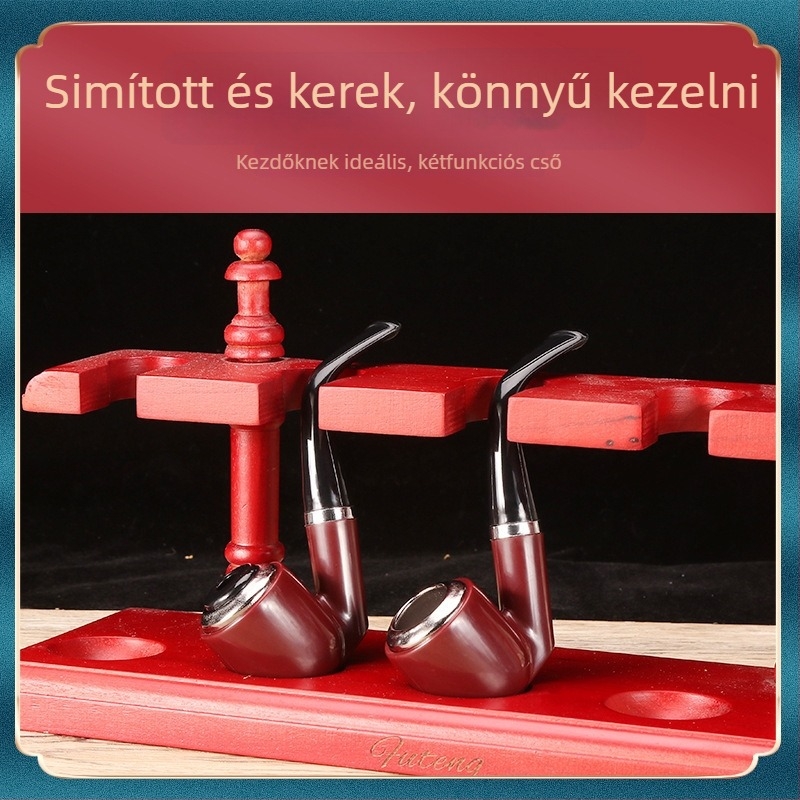 FOGSON Gyanta Pipa, Hordozható, Kettős Használat, Klasszikus Ívelt Dizájn, Levehető és Mosható
