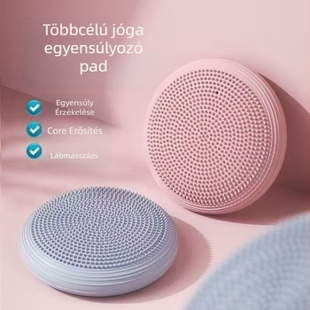 Jóga egyensúly matrac légpárnás golyóval és talpmasszázzsal (Anyag: PVC; Tömeg: 800 g; Márka: Zhuoyue; Termékszám: 1229; Kategória: Egyensúly matrac)