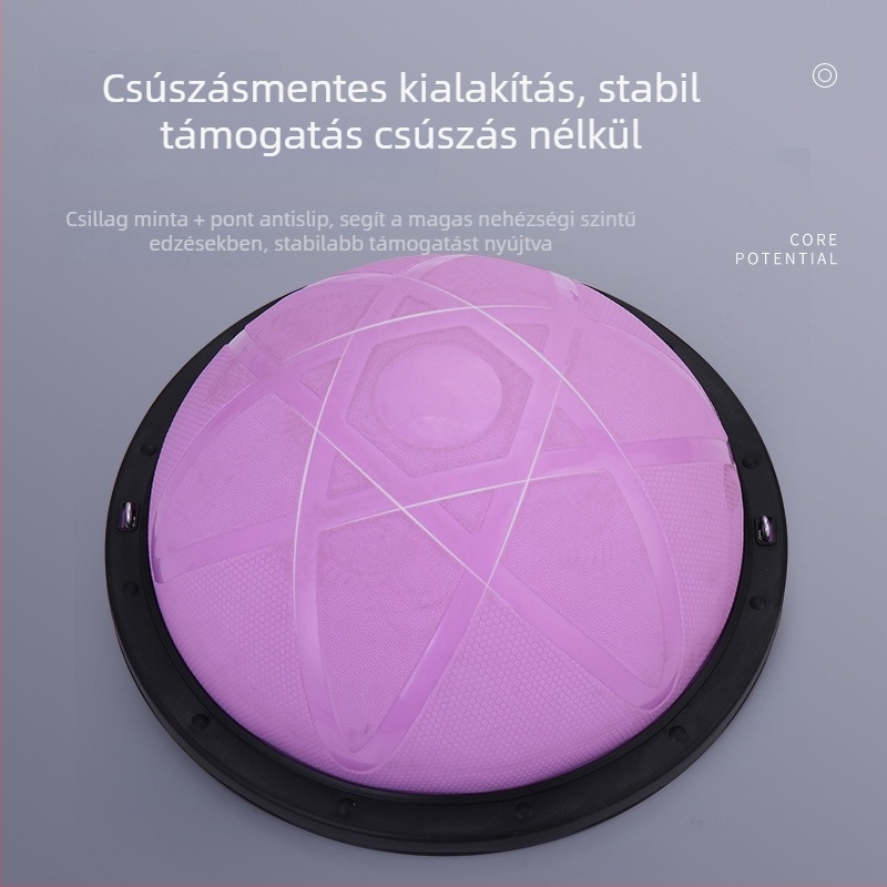 PVC anyagból készült jóga labda, 6 kg, felfújható, testreszabható, alkalmas fitnesz berendezésekhez és egészségügyi masszázshoz