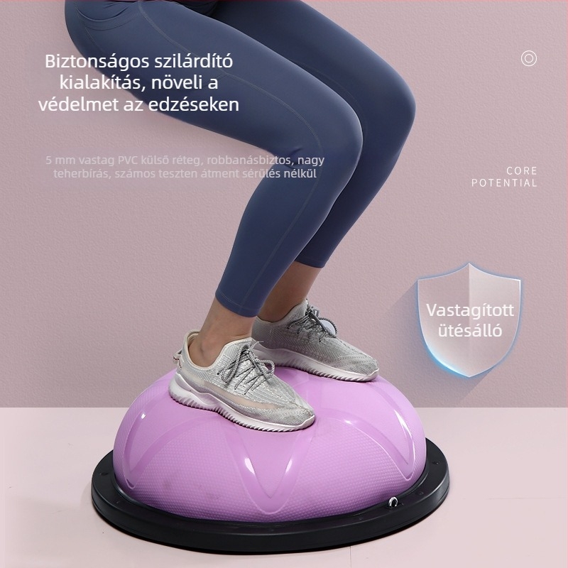 PVC anyagból készült jóga labda, 6 kg, felfújható, testreszabható, alkalmas fitnesz berendezésekhez és egészségügyi masszázshoz