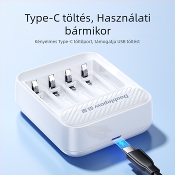 AA/AAA akkumulátortöltő | Double Amount | Sorozat C04 | CE tanúsított | Bemenet 5.0V DC, Kimenet 1.48V 1A
