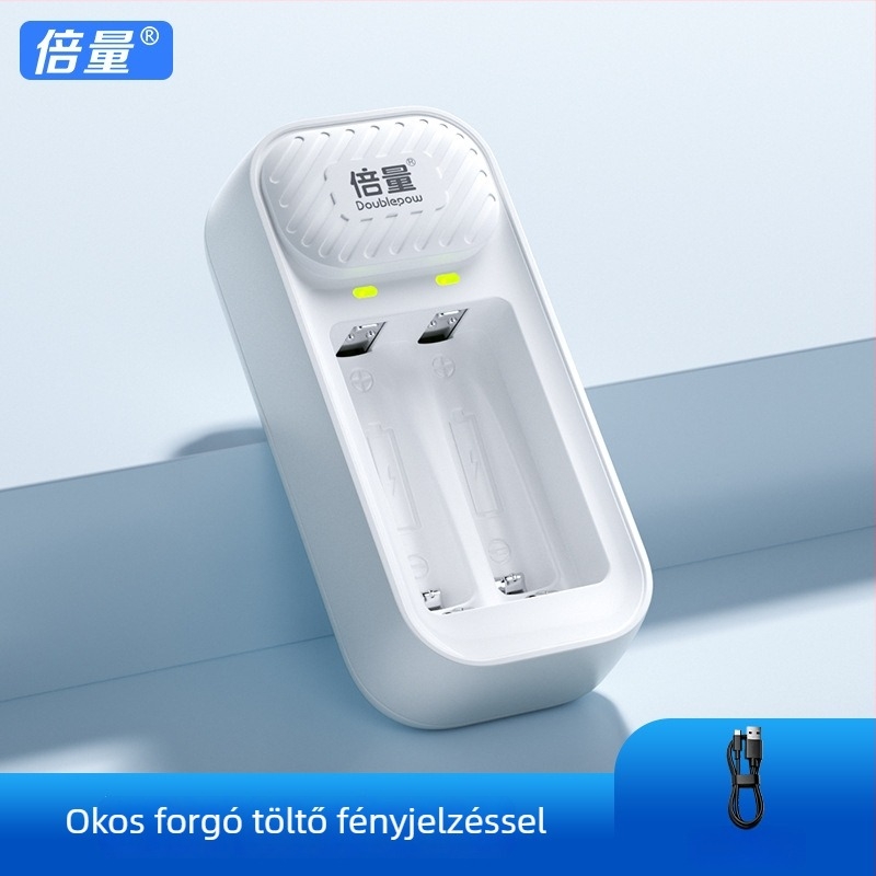 AA/AAA akkumulátortöltő | Double Amount | Sorozat C04 | CE tanúsított | Bemenet 5.0V DC, Kimenet 1.48V 1A