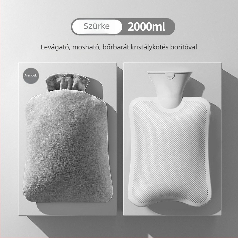 Infúziós forróvíz-táska — vastag PVC, 200 g, hasra