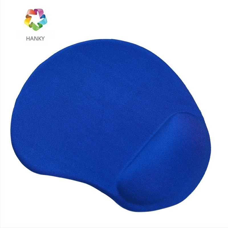 HANKY H-302 Kis egérpad — csuklótámasz szilikonból, PU csúszásmentes alj, lycra anyag, kéztámasz párna