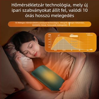 Víz-töltésű melegítő palack flanel anyagból, robbanásbiztos a nemzeti szabvány szerint, automatikus kikapcsolás, digitális kijelző, fűtés víz injekcióval