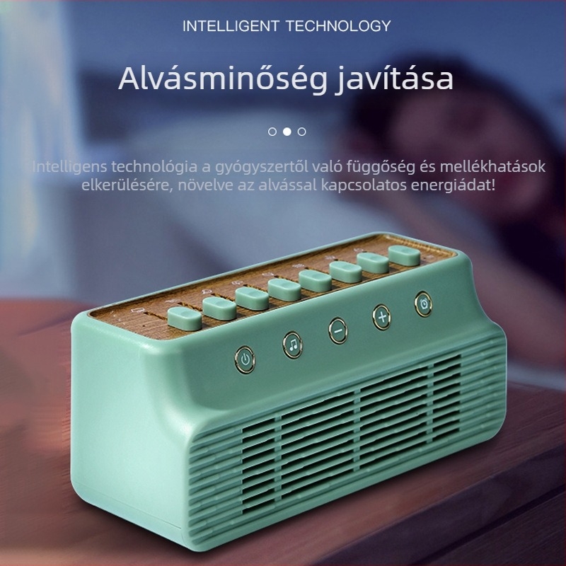 Hordozható Bluetooth hangfal fehér zajgenerátorral, 10W, Bluetooth 5.0, 2 hangszórók, beépített 1200-2000mAh akkumulátor