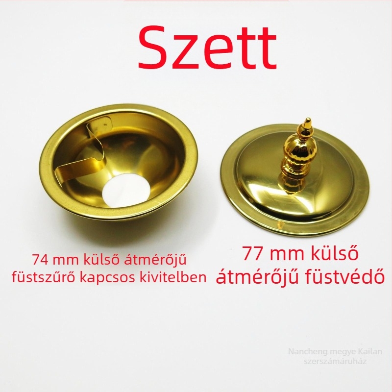 Rozsdamentes acélból készült borosüveg-hamutartó fedél, testreszabható, szél- és porálló