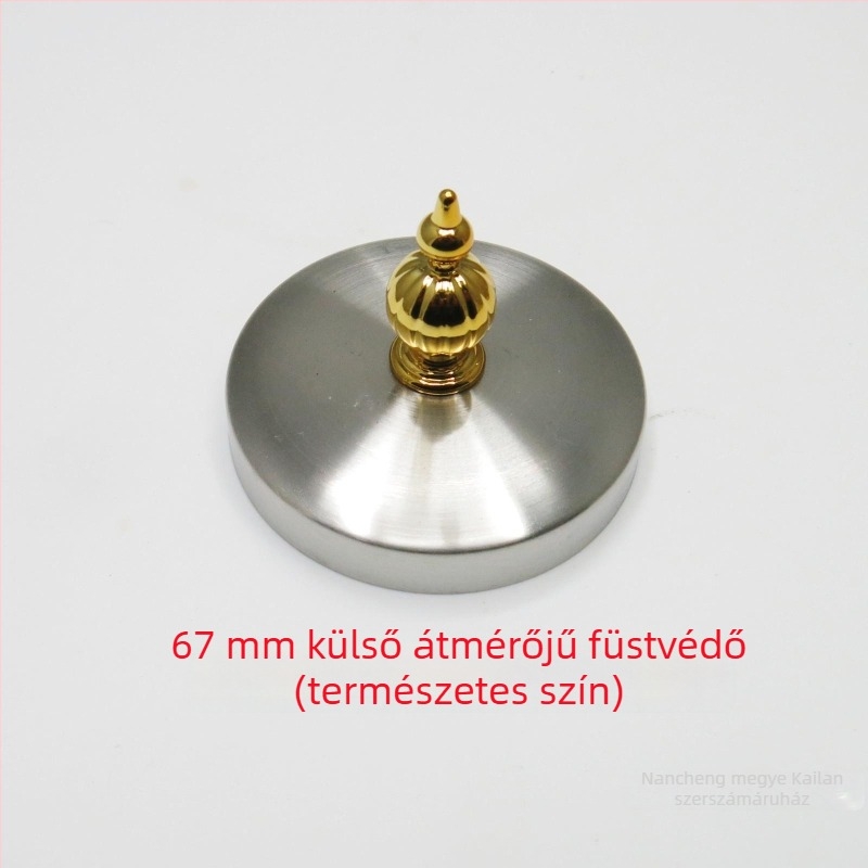 Rozsdamentes acélból készült borosüveg-hamutartó fedél, testreszabható, szél- és porálló
