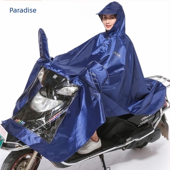 Unisex esőponcsó motorkerékpárhoz Oxford vászonból, vastag, PVC ragasztó réteggel, egy felnőttnek