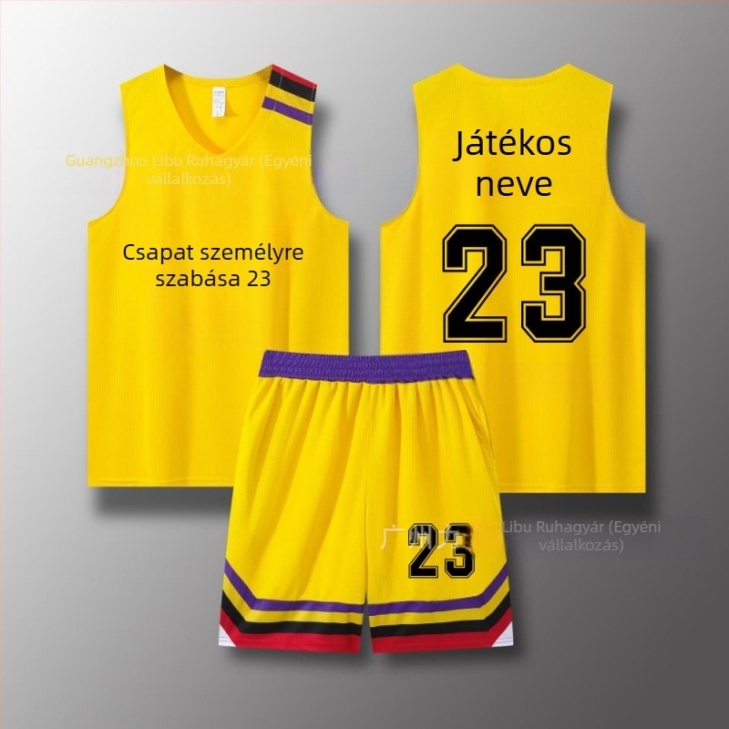 Kosárlabda mez és short készlet, keskeny vállú kivitel, egész éves viselet, uniszex, 100% poliészter anyag béléssel