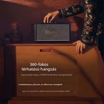 Congyin Vezeték nélküli Bluetooth hangszóró szublágerrel, 60W, Bluetooth 5.3, IPX4 vízálló, 100Hz-20kHz, 4 hangszóró