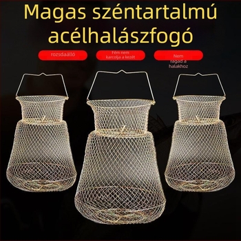 Mengda összecsukható halas kosár acélszálból, Hercules Line anyag
