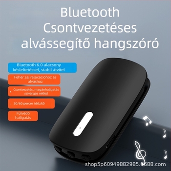 Nothing Csontvezetéses Bluetooth hangszóró alváshoz — ultranagyvonalas párnán alatti kialakítás, Bluetooth 5.3, 40 Hz–20 kHz, SNR ≥70 dB, 10 m lefedettség, beépített 100–300 mAh akkumulátor
