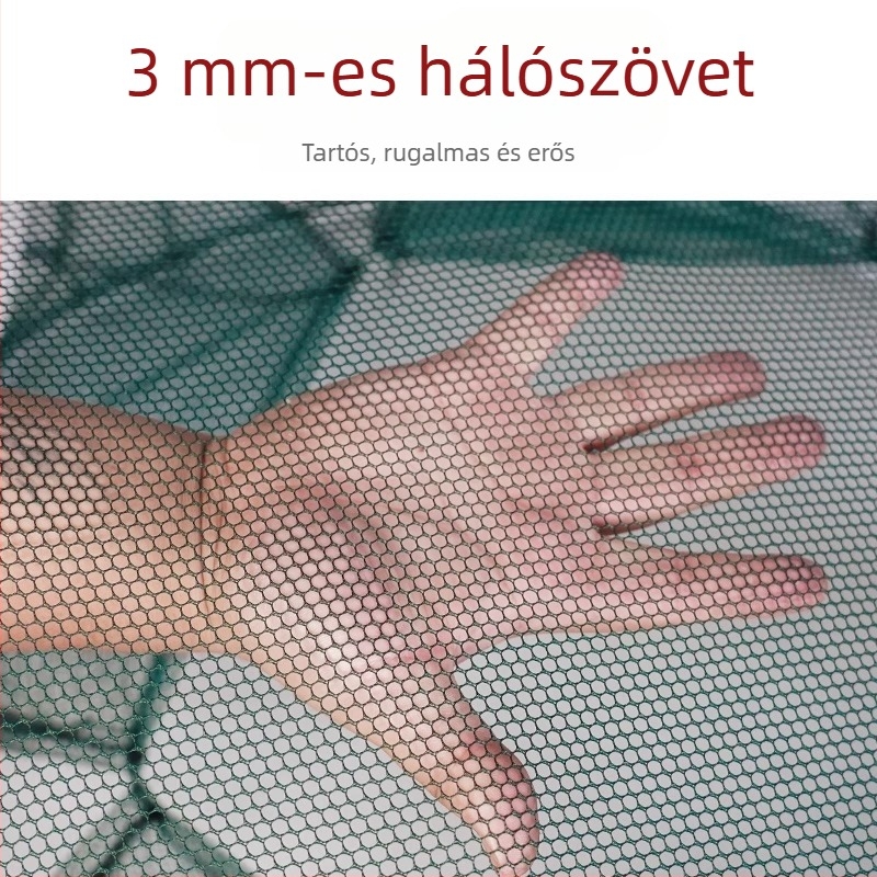 Új összecsukható rozsdamentes acél halászkosár angolnára, garnélarákra és homárra