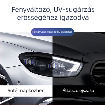 Autófény matrica: anyag - matrica; típus - lámpamatrica; átlátszó minta; öntapadó felhelyezés; testreszabható