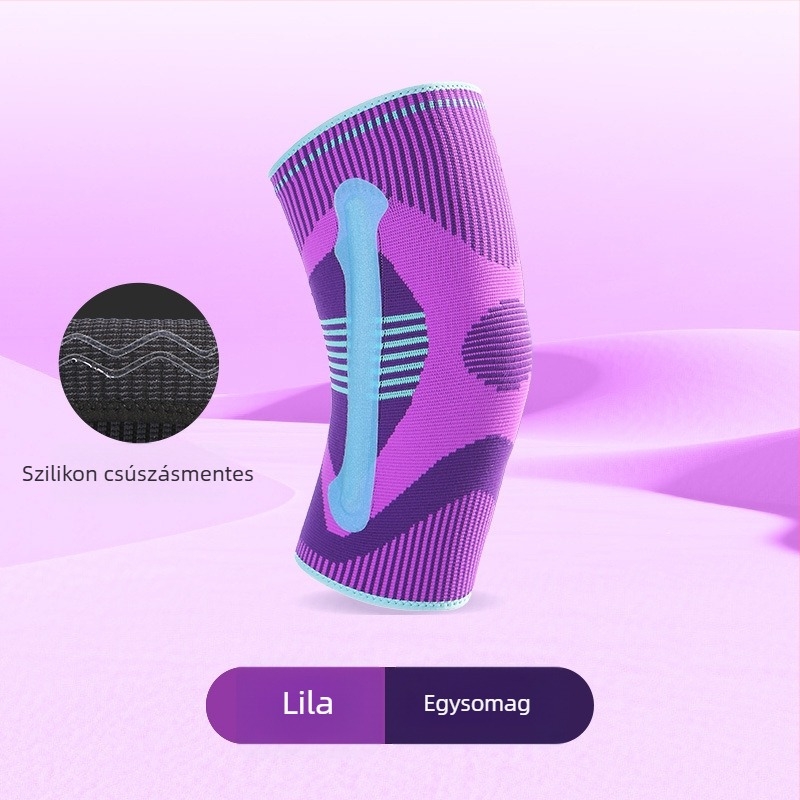 Felnőtt térdvédők, szilikon, nylon-spandex-poliészter keverék, futáshoz és hegymászáshoz