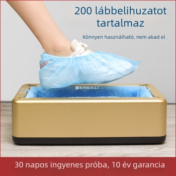 Otthoni használatra készült teljesen automata cipőfedő gép, beltéri
