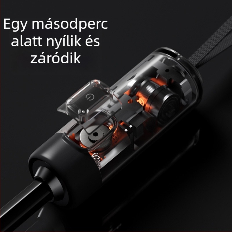 Zuodu automata fordított összecsukható esernyő, 10 alumínium borda, UPF50+, 210T anyag, súly 650 g
