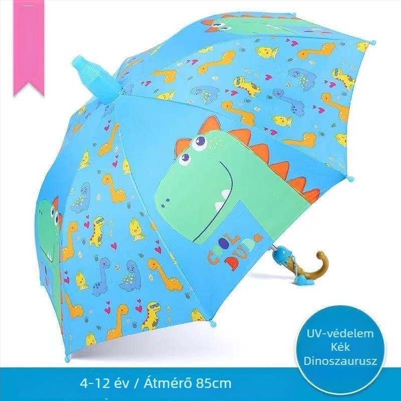 Nezha karikatúra gyerekeknek szánt esernyő — vinil bevonat, 8 bordás vázzal, alumínium nyél, kézi nyitás, félig automata zárás