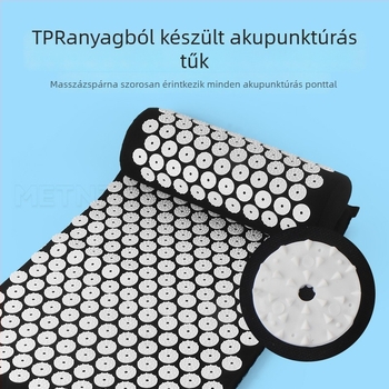 Akupunktúrás jóga matrac, 100% pamut, 470 g, 6 mm vastagság, Jingchen márka