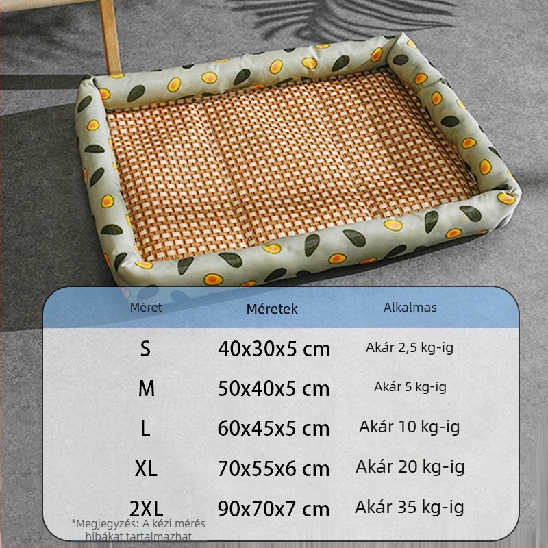 Kutyák és macskák számára hűsítő matrac — textil anyag, fekhely (állatfészek), négy évszakas használat, márka Pet hair