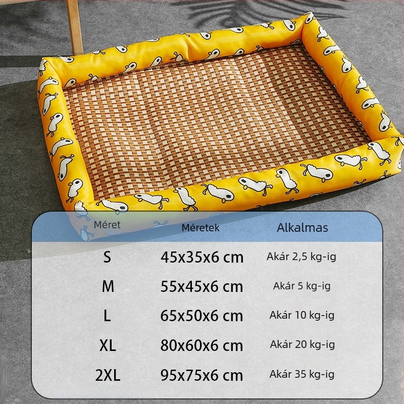 Kutyák és macskák számára hűsítő matrac — textil anyag, fekhely (állatfészek), négy évszakas használat, márka Pet hair
