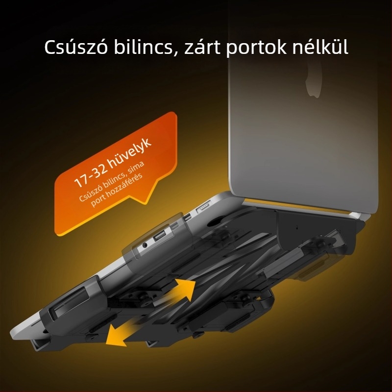 Laptop és monitor kettős képernyős állvány, tárolóval és függő tálcával — 2-in-1 magasság növelő alap, hidegen hengerelt acél, modell Tp0071