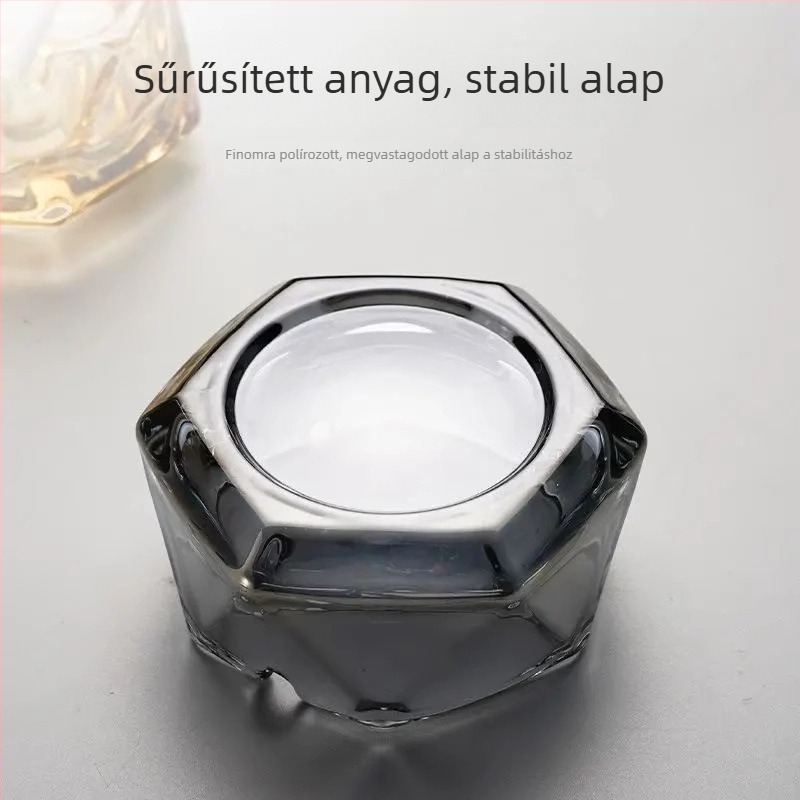 Hamutál kristályüvegből irodának – logó nyomtatás lehetséges, testreszabható, ajándék esküvőre, születésnapra és házavatóra; otthonra és irodára egyaránt, könnyű luxus stílus