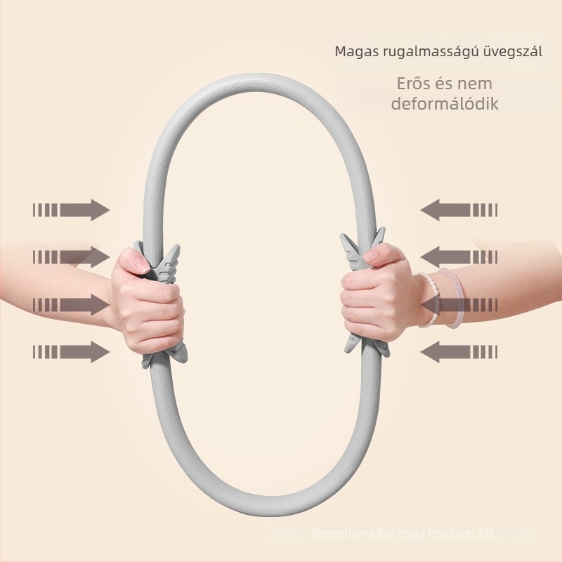 Aibu Pilates gyűrű, modell 214, réz medállal, edzésre és testformálásra