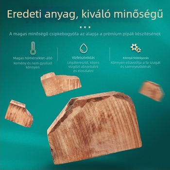 Olasz briar pipablokk — kézzel készített természetes fa blokk, briar gyökér, öreg anyag, DIY