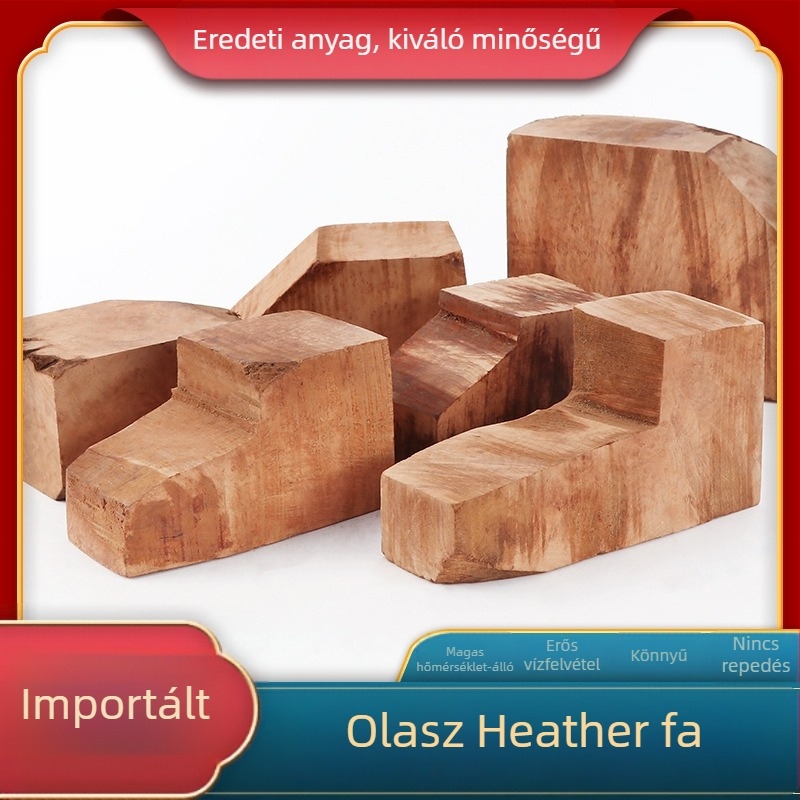 Olasz briar pipablokk — kézzel készített természetes fa blokk, briar gyökér, öreg anyag, DIY