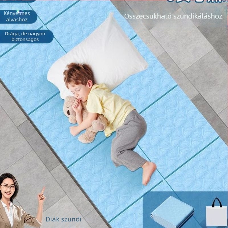 Diáknak szánt összecsukható jóga matrac, 4,5 mm vastag, illatmentes, hordozható