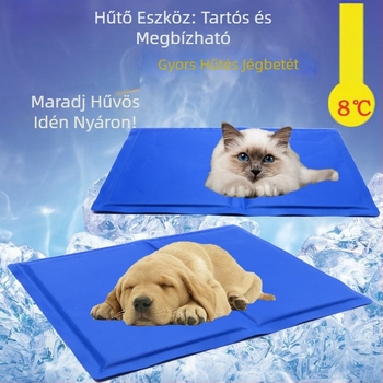 Nyári hűtőmatrac háziállatoknak – hűtő matrac kutyáknak és macskáknak, ketrecbe használható