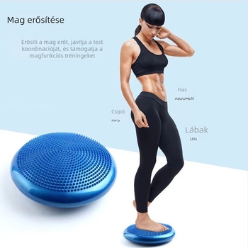 QZE jóga egyensúly matrac, ABS anyag, tömege 860 g, vastagsága 6 mm