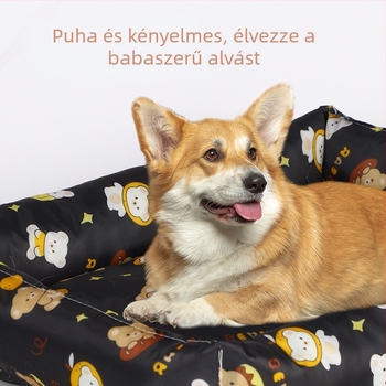 Macska fészek PP-pamut töltéssel, négy évszakos univerzális ágy