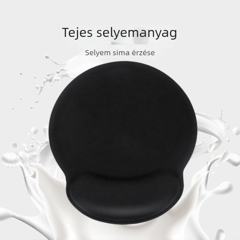 Egérpad csukló támaszzal – szilikon csúszásmentes, kényelmes csuklótámasz