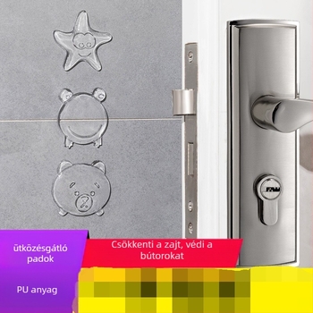 Hűtőszekrény szilikon ajtóütköző, modell 008, anyag: szilikon, stílus: modern minimalizmus, testreszabható feldolgozás