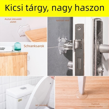 Hűtőszekrény szilikon ajtóütköző, modell 008, anyag: szilikon, stílus: modern minimalizmus, testreszabható feldolgozás