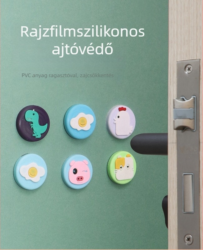 Hűtőszekrény szilikon ajtóütköző, modell 008, anyag: szilikon, stílus: modern minimalizmus, testreszabható feldolgozás
