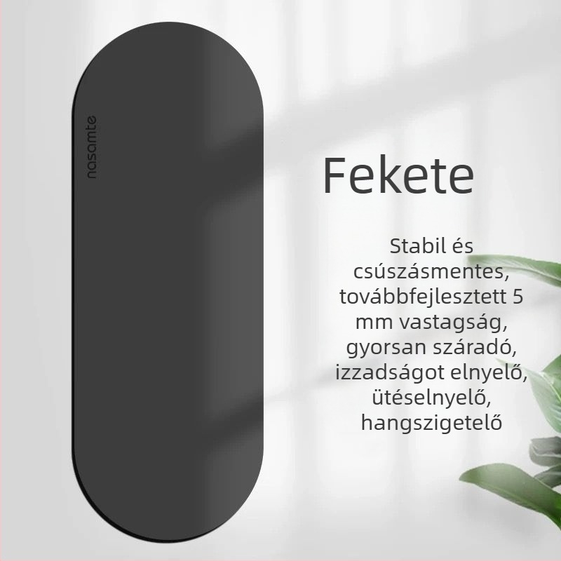 Vastagított ovális gumiból készült jóga matrac csúszásmentes felülettel, kifejezetten jóga stúdiókhoz és edzésekhez, csendes.