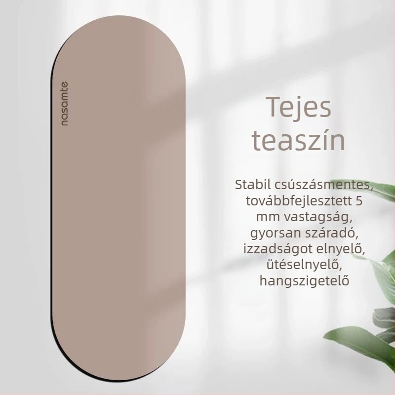 Vastagított ovális gumiból készült jóga matrac csúszásmentes felülettel, kifejezetten jóga stúdiókhoz és edzésekhez, csendes.