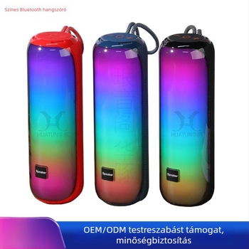 M9 Bluetooth hangszóró, 2-csatornás sztereó rendszer, Bluetooth 5.3, 10–20W kimenet, 100Hz–20kHz frekvenciatartomány, IPX2 vízálló, TF/USB/AUX