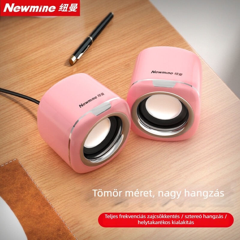 Laptop USB mini hangszóró BT55 kettős meghajtókkal, 130Hz-18kHz, SNR ≥80dB