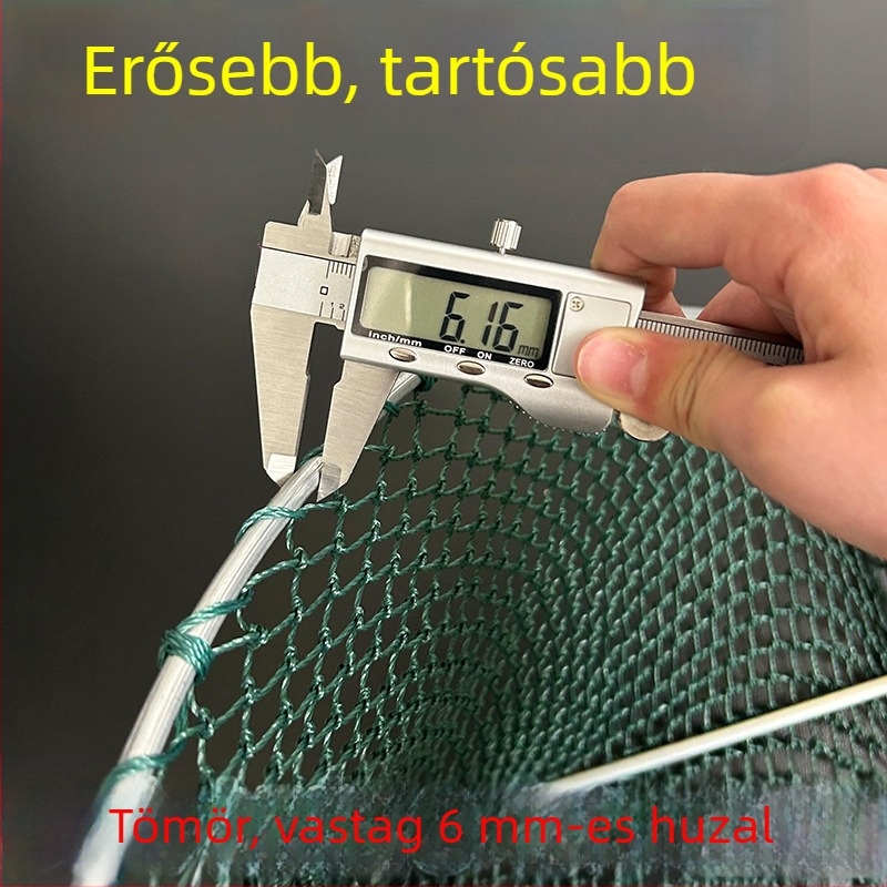 Vastagított vasból készült csiga-háló őszi–téli használatra