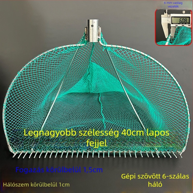Vastagított vasból készült csiga-háló őszi–téli használatra