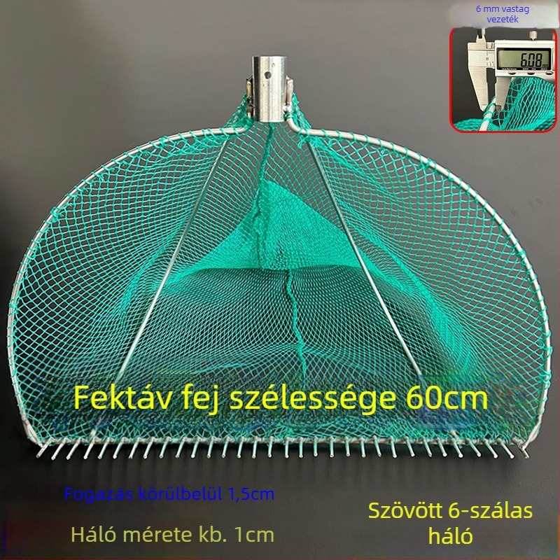 Vastagított vasból készült csiga-háló őszi–téli használatra